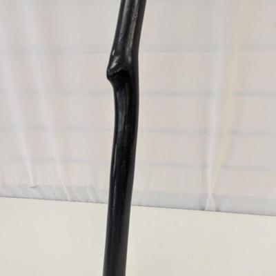 Approx 36 1/2" Carved Dog Walking Cane