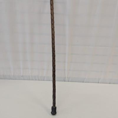 Approx 32 1/2" Bone Handled Walking Cane