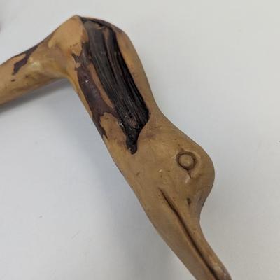 Hand Carved Bird Walking Canes