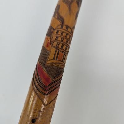 Hand Carved Scenic Story Telling Walking Canes