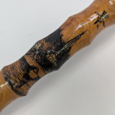 Hand Carved Scenic Story Telling Walking Canes