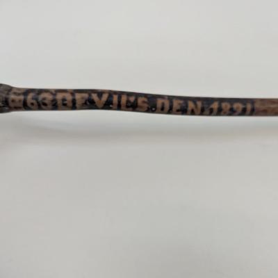 Hand Carved Scenic Story Telling Walking Canes
