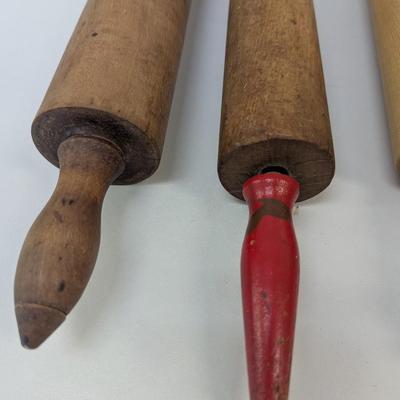 Vintage Wooden Rolling Pins