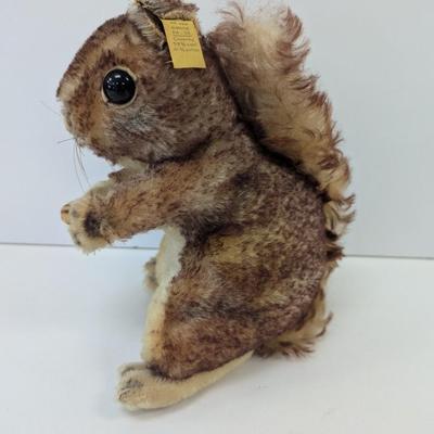 Vintage Steiff Brown Mohair Toy Squirrel