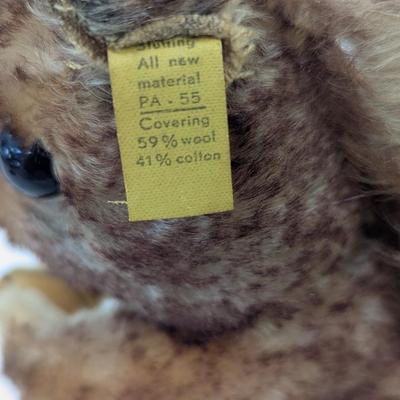 Vintage Steiff Brown Mohair Toy Squirrel