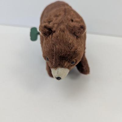 Vintage Modern Toys Wind Up Walking Bear Made In Japan