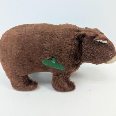 Vintage Modern Toys Wind Up Walking Bear Made In Japan
