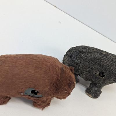 Vintage Toys Wind Up Walking Bears No Keys