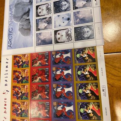 Fish, Dancers & Arctic animal stamps