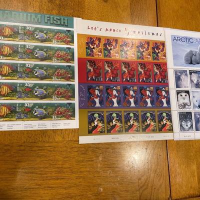 Fish, Dancers & Arctic animal stamps