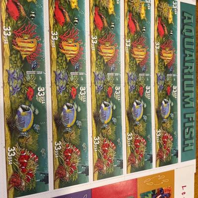 Fish, Dancers & Arctic animal stamps
