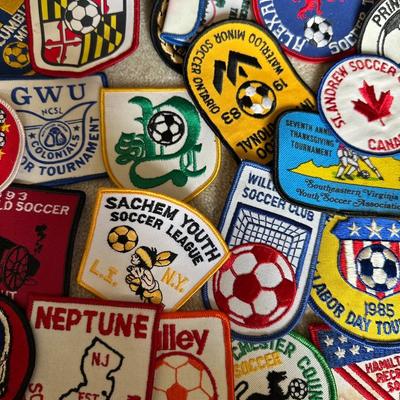 Large Collection of Vintage Soccer Patches