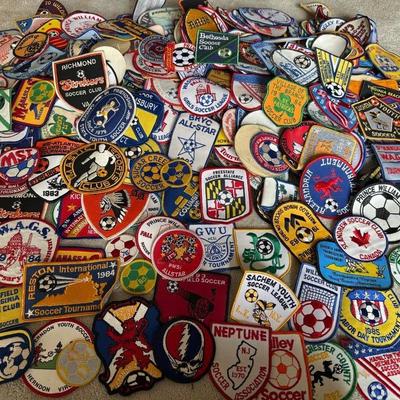 Large Collection of Vintage Soccer Patches