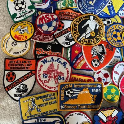 Large Collection of Vintage Soccer Patches