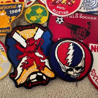 Large Collection of Vintage Soccer Patches