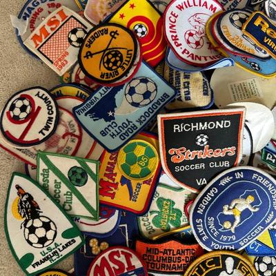 Large Collection of Vintage Soccer Patches