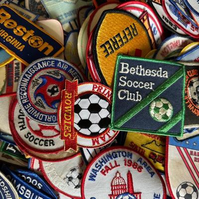 Large Collection of Vintage Soccer Patches