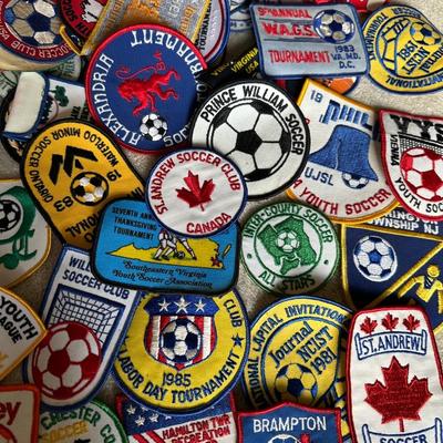 Large Collection of Vintage Soccer Patches