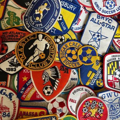 Large Collection of Vintage Soccer Patches