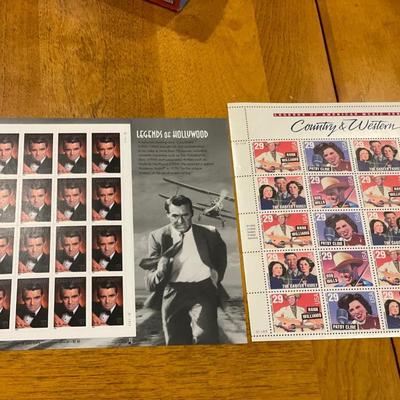 Country stars and Actor Stamps