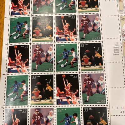 Sports, space & Museum stamps