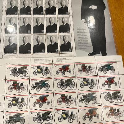 Actors, cars and dog stamps