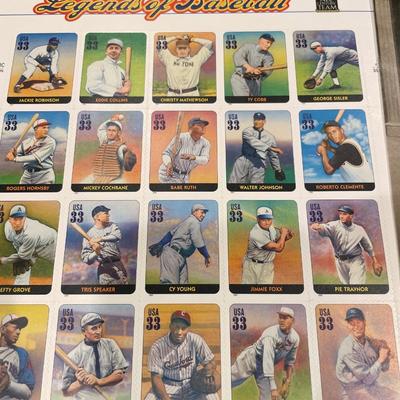Baseball & circus stamps