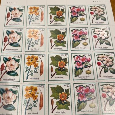 Flowers, planes & architecture stamps