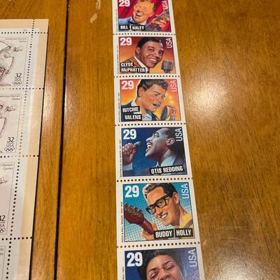 Monroe, singers and Olympic Stamps