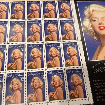 Monroe, singers and Olympic Stamps