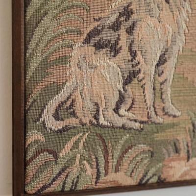 Vintage Framed French Tapestry