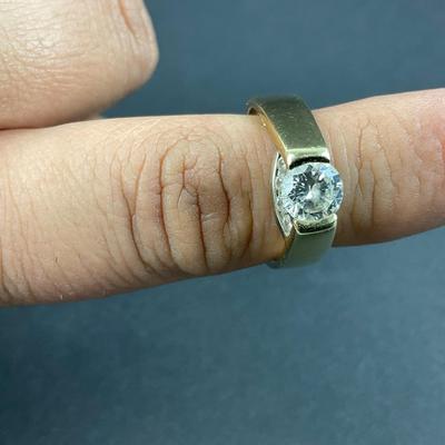 -1- FINE JEWELRY | 14K Yellow Gold & Diamonds Ring | Marked