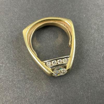 -1- FINE JEWELRY | 14K Yellow Gold & Diamonds Ring | Marked