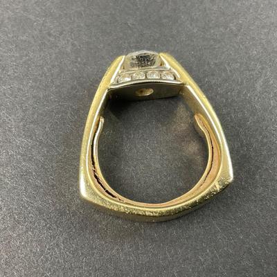 -1- FINE JEWELRY | 14K Yellow Gold & Diamonds Ring | Marked