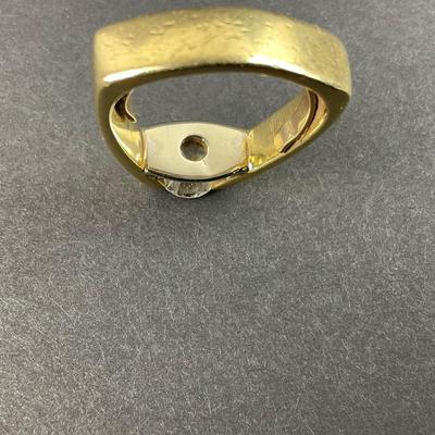 -1- FINE JEWELRY | 14K Yellow Gold & Diamonds Ring | Marked