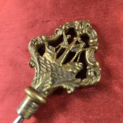 Brass Corkscrew Key