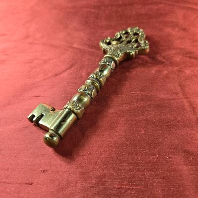 Brass Corkscrew Key