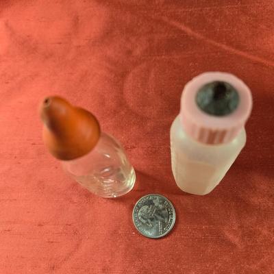 Pair of Vintage Baby Doll Baby Bottles