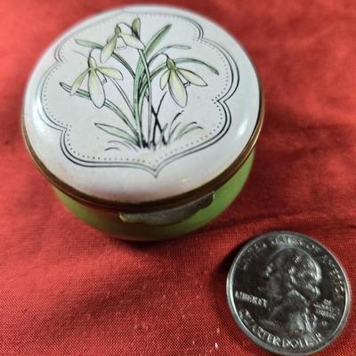 "Snowdrops" Limoges Box - England