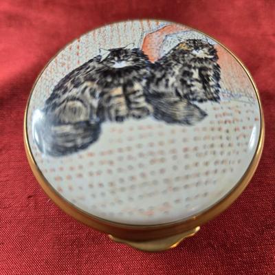 Staffordshire Limoges Box "Barnaby & Tulip" Signed by Artist