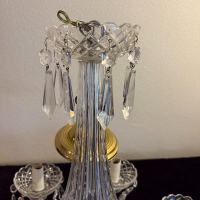 Unsigned Crystal Chandelier - Looks Like Waterford