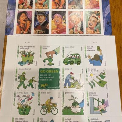 1861, Music Legends and Go Green Stamps