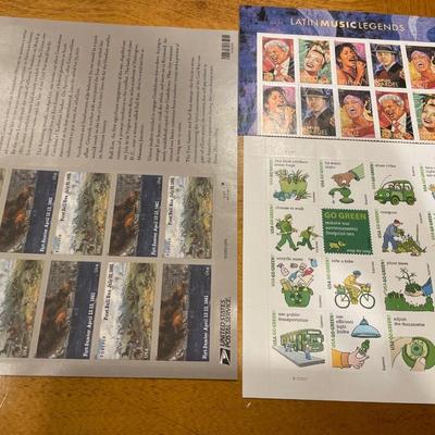 1861, Music Legends and Go Green Stamps