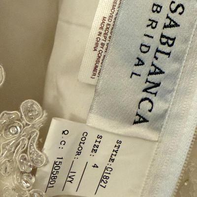 Wedding Dress with Train - Size 4