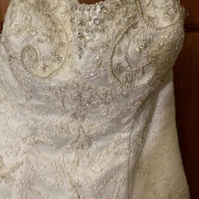 Wedding Dress with Train - Size 4