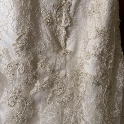 Wedding Dress with Train - Size 4