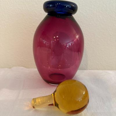 Murano Glass Perfume Bottle Decanter