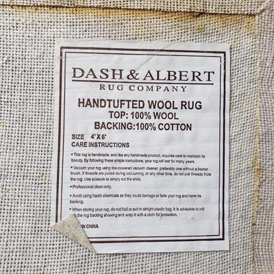 4' x 6' Dash & Albert Wool Handtufted Rug (PB-KD)