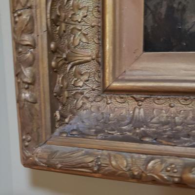 Early American Seascape, Oil On Wood (DR-KD)