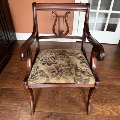 Lyre Back Arm Chair (O-BM)